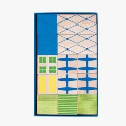 Moulin Roty Jeu De Construction En Bois Bloc Ville -Bébés Produits Magasin 720404 3 gris