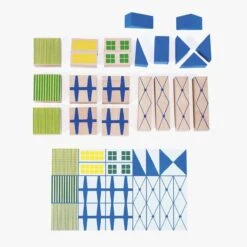 Moulin Roty Jeu De Construction En Bois Bloc Ville -Bébés Produits Magasin 720404 6 gris