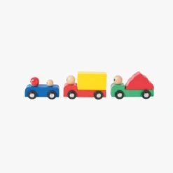 Moulin Roty Set Voiture Et Camions En Bois -Bébés Produits Magasin 720406 8 gris