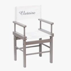 Moulin Roty Fauteuil Metteur En Scène Personnalisable Taupe -Bébés Produits Magasin 735095 2