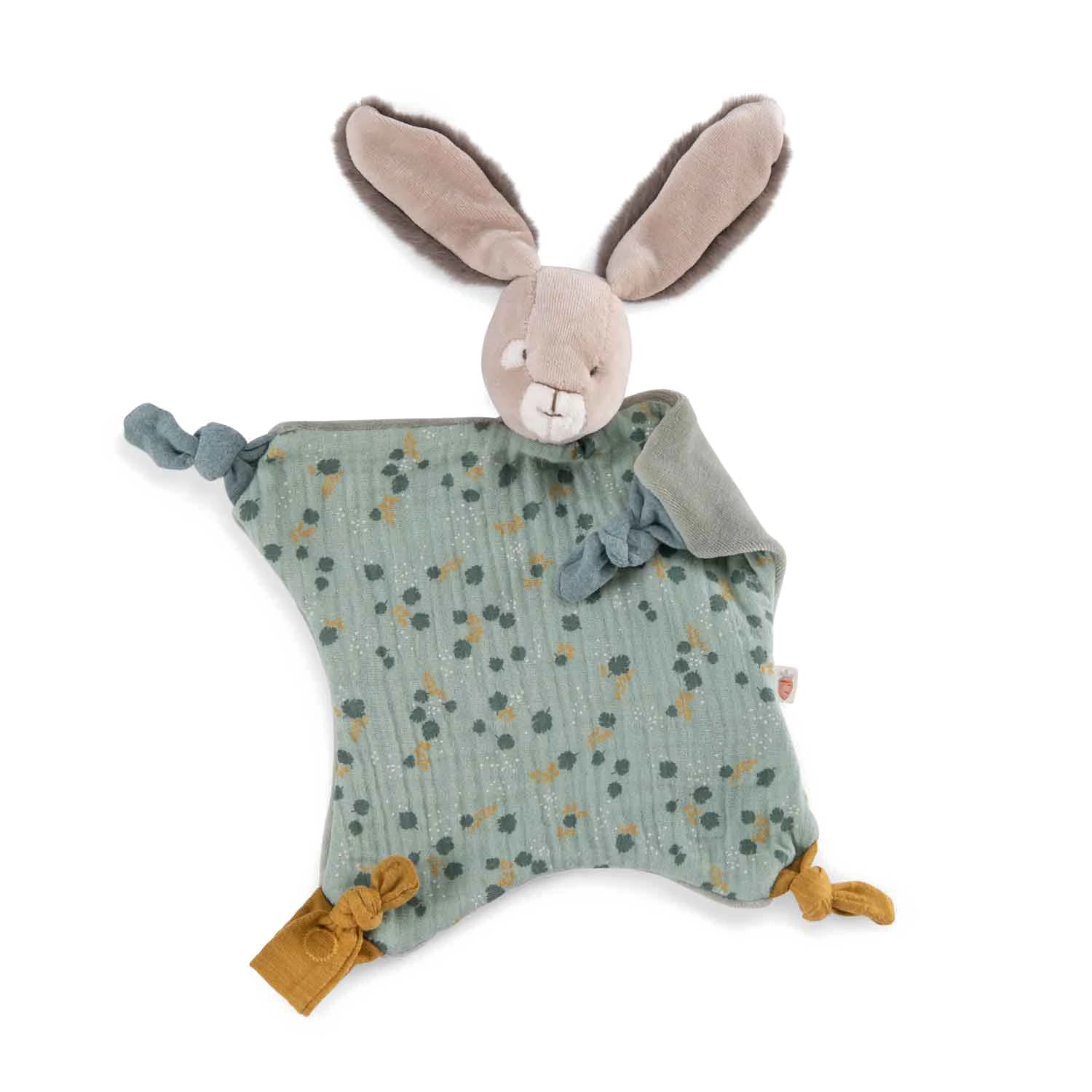 Moulin Roty Doudou Lapin Sauge 3 Moulin Roty Doudou Lapin Sauge – Image 3