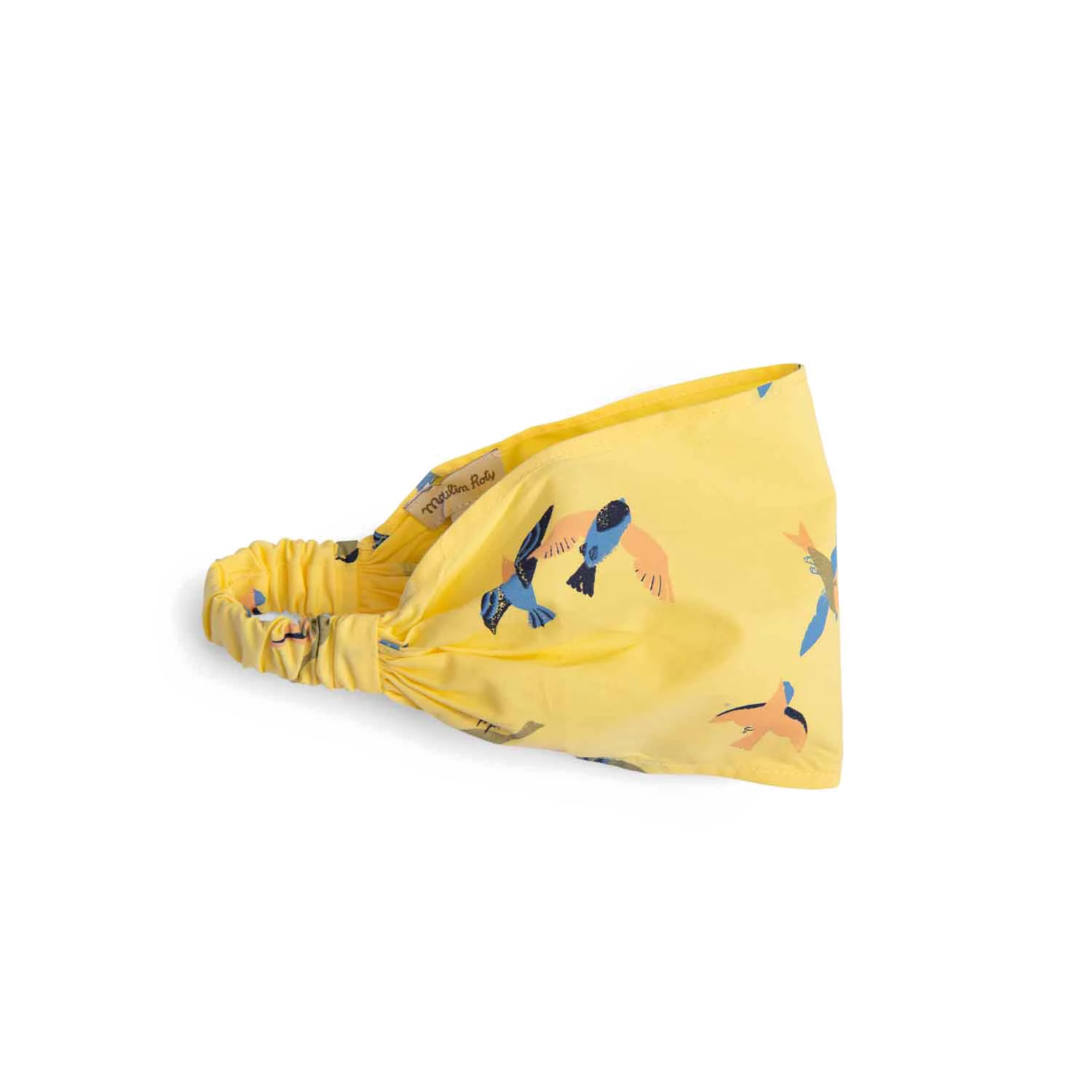 Moulin Roty Harriet Bandeau Jaune Motif Hirondelles – Image 2