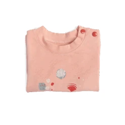 Moulin Roty Héline Tee-shirt Jersey Motif Coquillages 6 Moulin Roty Héline Tee-shirt Jersey Motif Coquillages -Bébés Produits Magasin Heline teeshirt jersey rose motif coquillages Bord de mer Moulin Roty 1 1