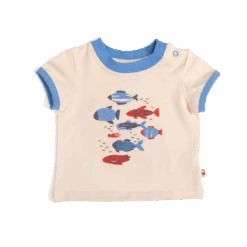 Moulin Roty Hélio Tee-shirt Jersey Motif Poissons 9 Moulin Roty Hélio Tee-shirt Jersey Motif Poissons -Bébés Produits Magasin Helio teeshirt jersey ecru motif poissons Bord de mer Moulin Roty 3