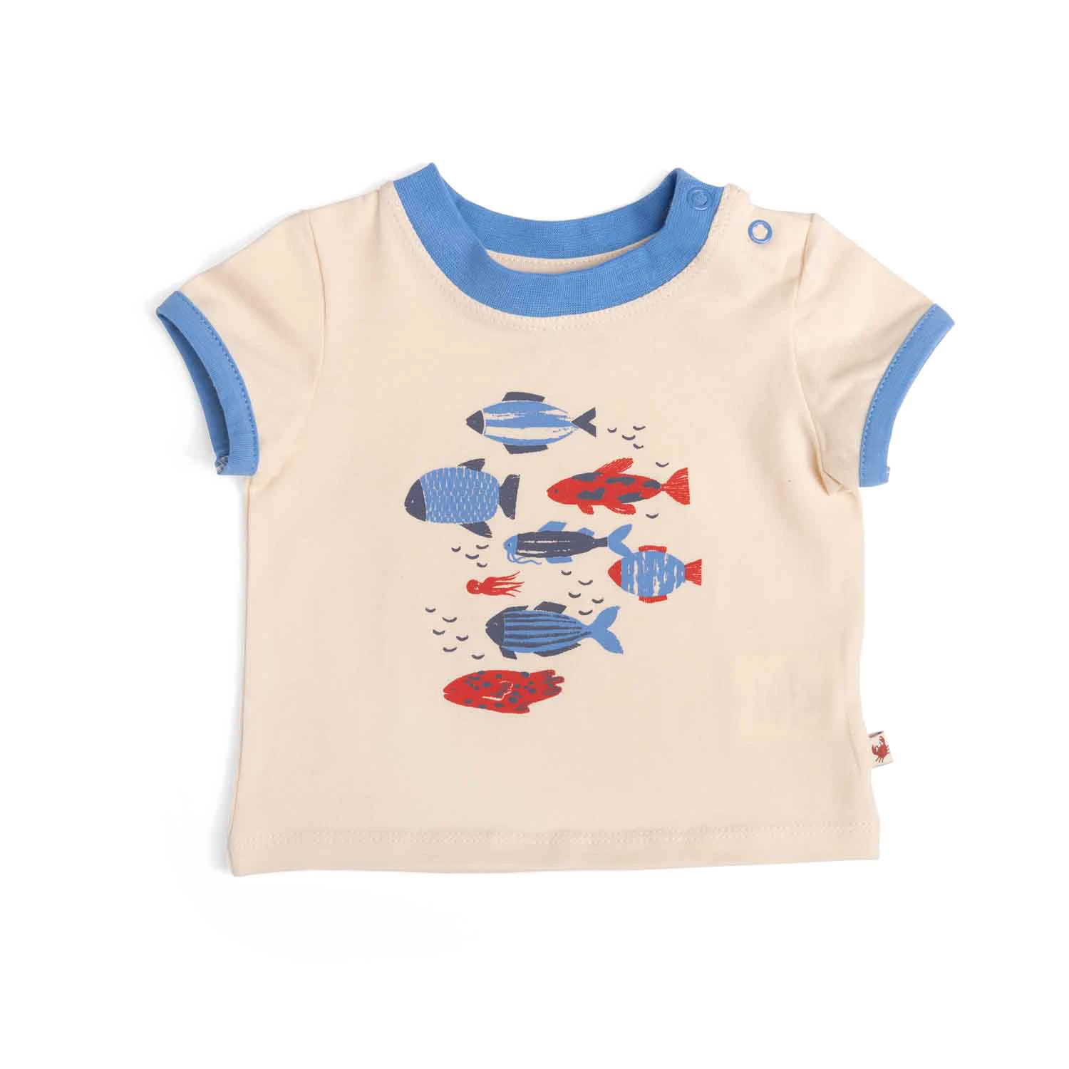 Moulin Roty Hélio Tee-shirt Jersey Motif Poissons 5 Moulin Roty Hélio Tee-shirt Jersey Motif Poissons – Image 5