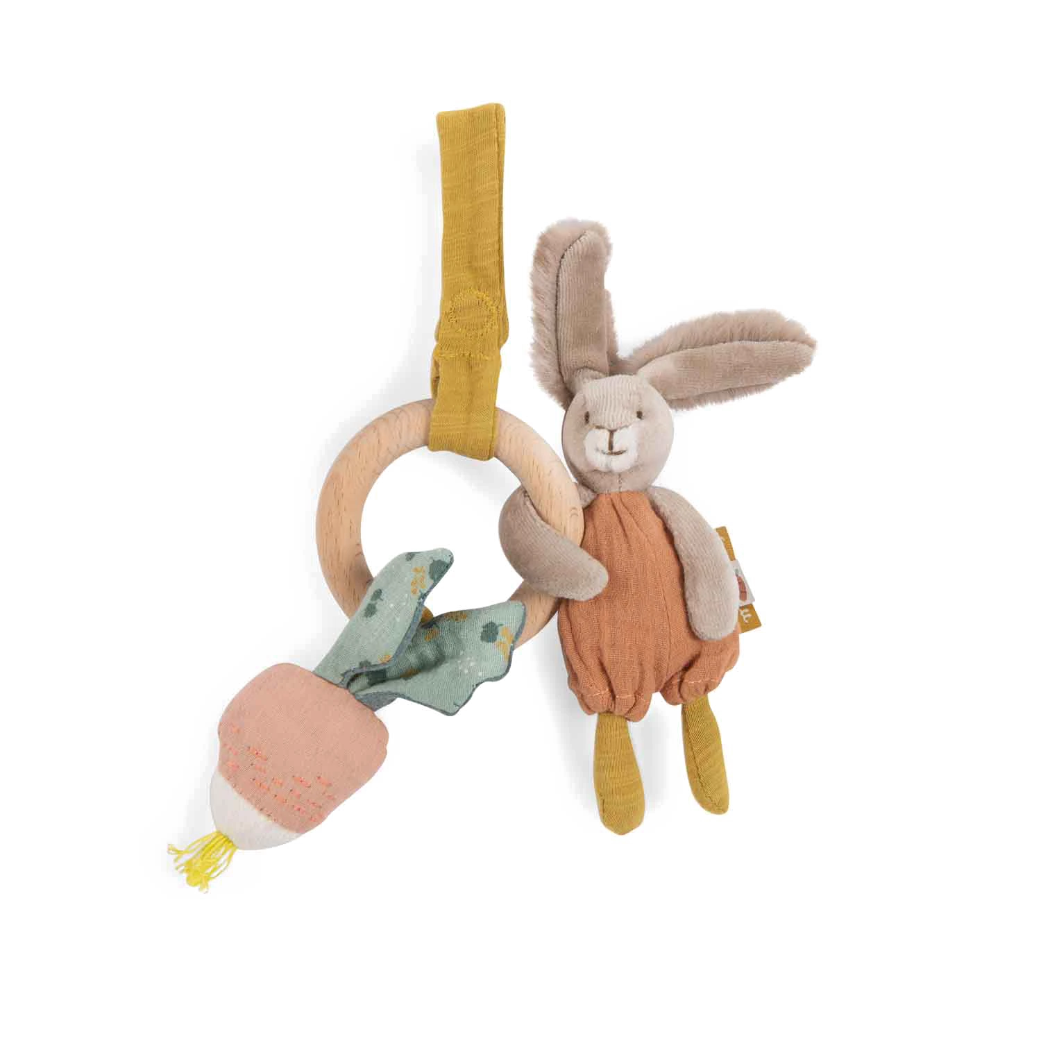 Moulin Roty Hochet Anneau Bois Lapin 1 Moulin Roty Hochet Anneau Bois Lapin