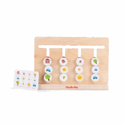 Moulin Roty Labyrinthe Des Couleurs -Bébés Produits Magasin Labyrinthe des couleurs en bois Les Popipop Moulin Roty 1