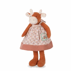 Moulin Roty Peluche Charlotte La Vache Les Petits Frères -Bébés Produits Magasin Peluche Charlotte la vache Les Petits Freres La Grande Famille Moulin Roty 2 1