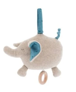 Moulin Roty Peluche Musicale Eléphant -Bébés Produits Magasin Peluche musicale Elephant Sous mon baobab Moulin Roty 2
