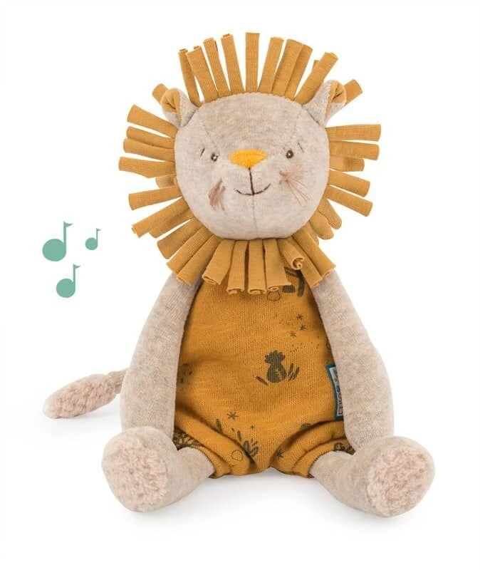 Moulin Roty Peluche Musicale Lion 2 Moulin Roty Peluche Musicale Lion – Image 2