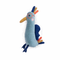 Moulin Roty Petite Peluche Oiseau Bleu