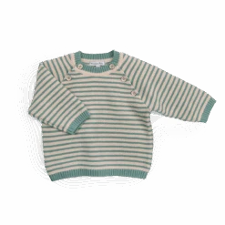 Moulin Roty Pull En Tricot Rayé - Igname