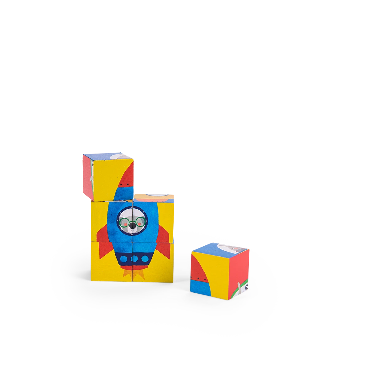 Moulin Roty Puzzle 6 Cubes 5 Moulin Roty Puzzle 6 Cubes – Image 5