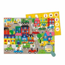 Moulin Roty Puzzle En Ville 48 Pcs 5 Moulin Roty Puzzle En Ville 48 Pcs -Bébés Produits Magasin Puzzle En ville 48 pcs Les Popipop Moulin Roty 2