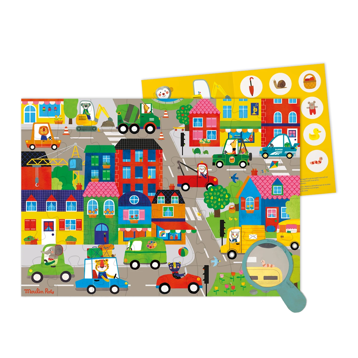 Moulin Roty Puzzle En Ville 48 Pcs 3 Moulin Roty Puzzle En Ville 48 Pcs – Image 3