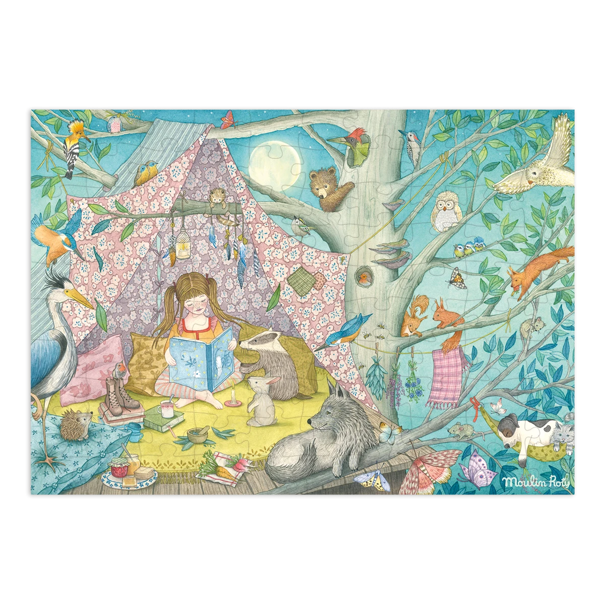 Moulin Roty Puzzle La Cabane Secrète 100 Pcs – Image 2