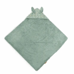 Moulin Roty Sortie De Bain Sauge -Bébés Produits Magasin Sortie de bain sauge Trois petits lapins Moulin Roty 2 1