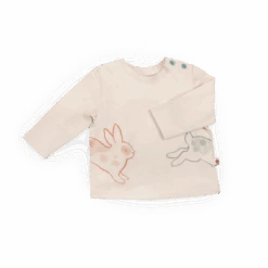 Moulin Roty Tee-shirt En Jersey - Icare -Bébés Produits Magasin Teeshirt en jersey Icare Trois petits lapins Moulin Roty 2