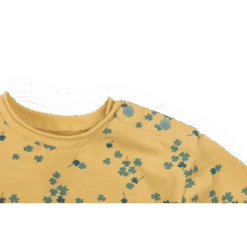 Moulin Roty Tee-shirt En Jersey Imprimé Trèfles - Ilam -Bébés Produits Magasin Teeshirt en jersey imprime trefles Ilam Trois petits lapins Moulin Roty 2