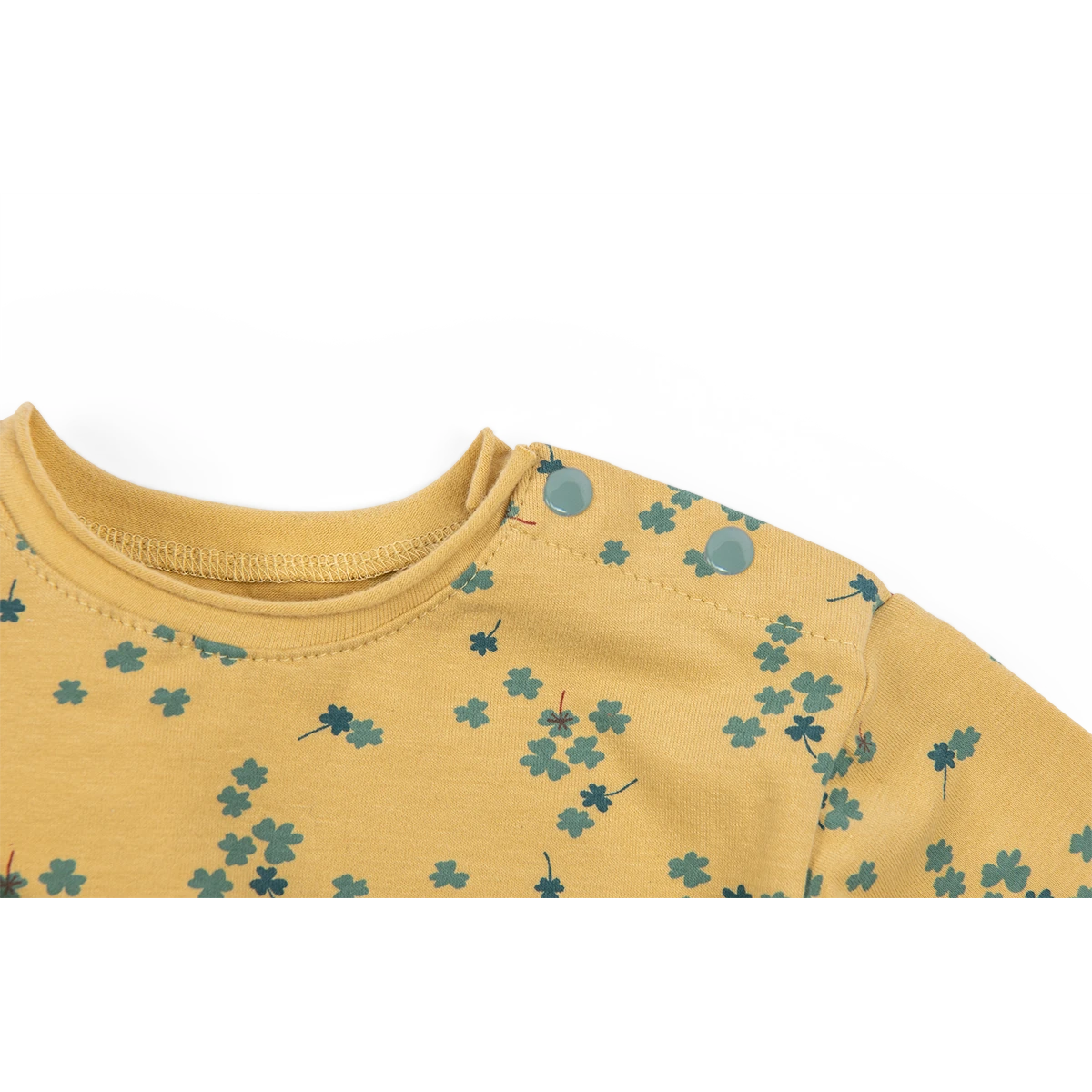 Moulin Roty Tee-shirt En Jersey Imprimé Trèfles - Ilam – Image 3