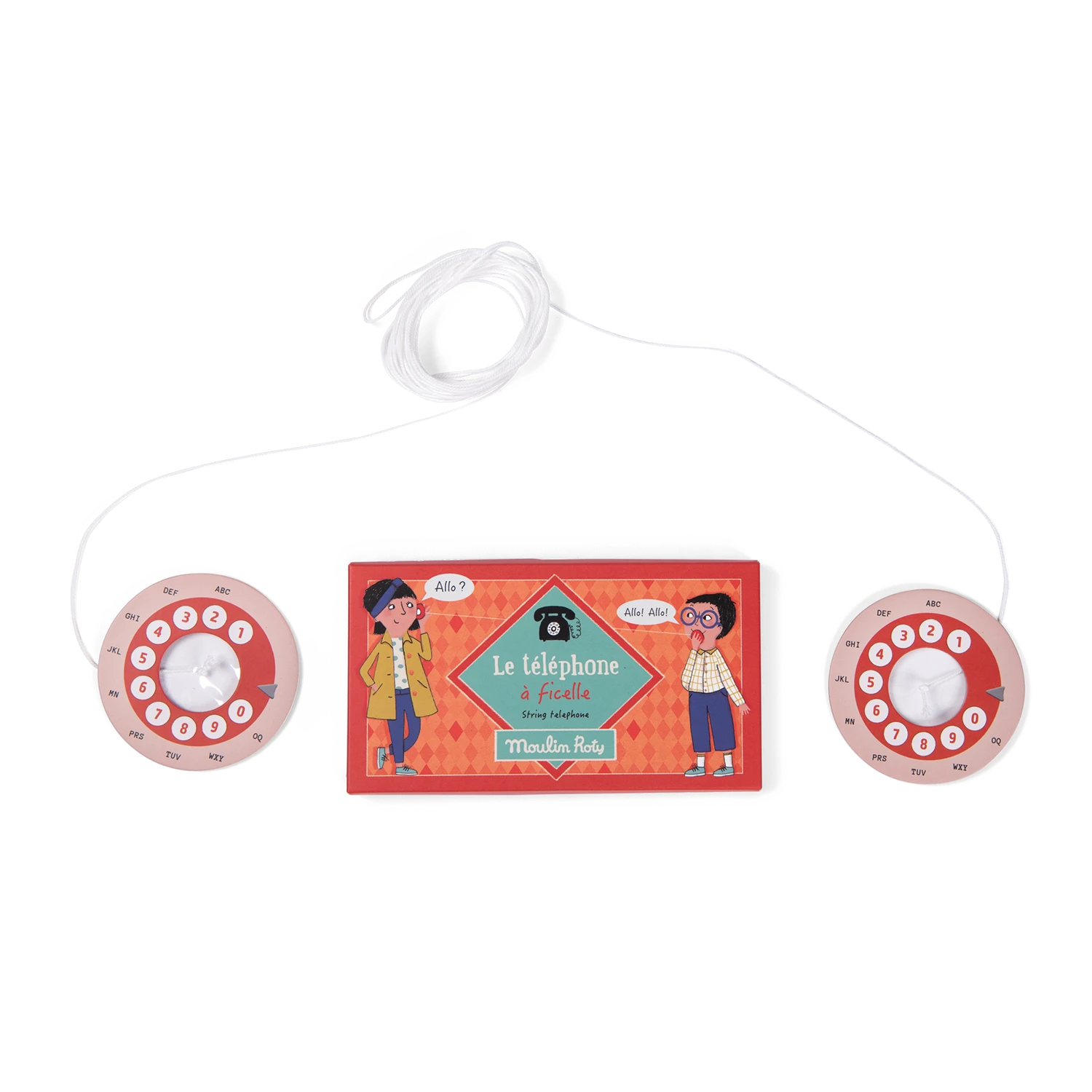 Moulin Roty Téléphone à Ficelle 3 Moulin Roty Téléphone à Ficelle – Image 3