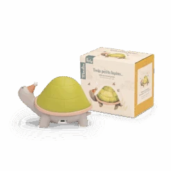 Moulin Roty Veilleuse Tortue (USB) -Bébés Produits Magasin Veilleuse tortue USB Trois petits lapins Moulin Roty