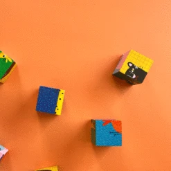 Moulin Roty Puzzle En Bois 6 Cubes 12 Moulin Roty Puzzle En Bois 6 Cubes -Bébés Produits Magasin cubes anim maboutique