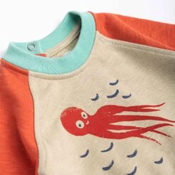 Moulin Roty Hercule Sweat-shirt Motif Pieuvre -Bébés Produits Magasin hercule 3