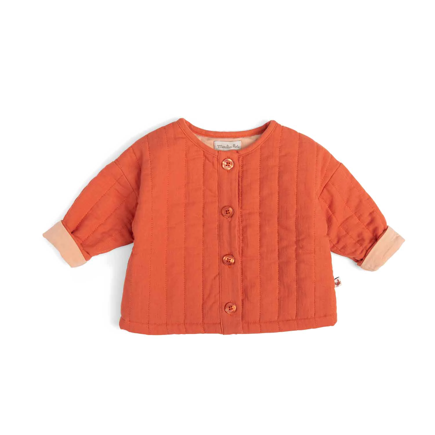 Moulin Roty Hermione Gilet Orange 5 Moulin Roty Hermione Gilet Orange – Image 5