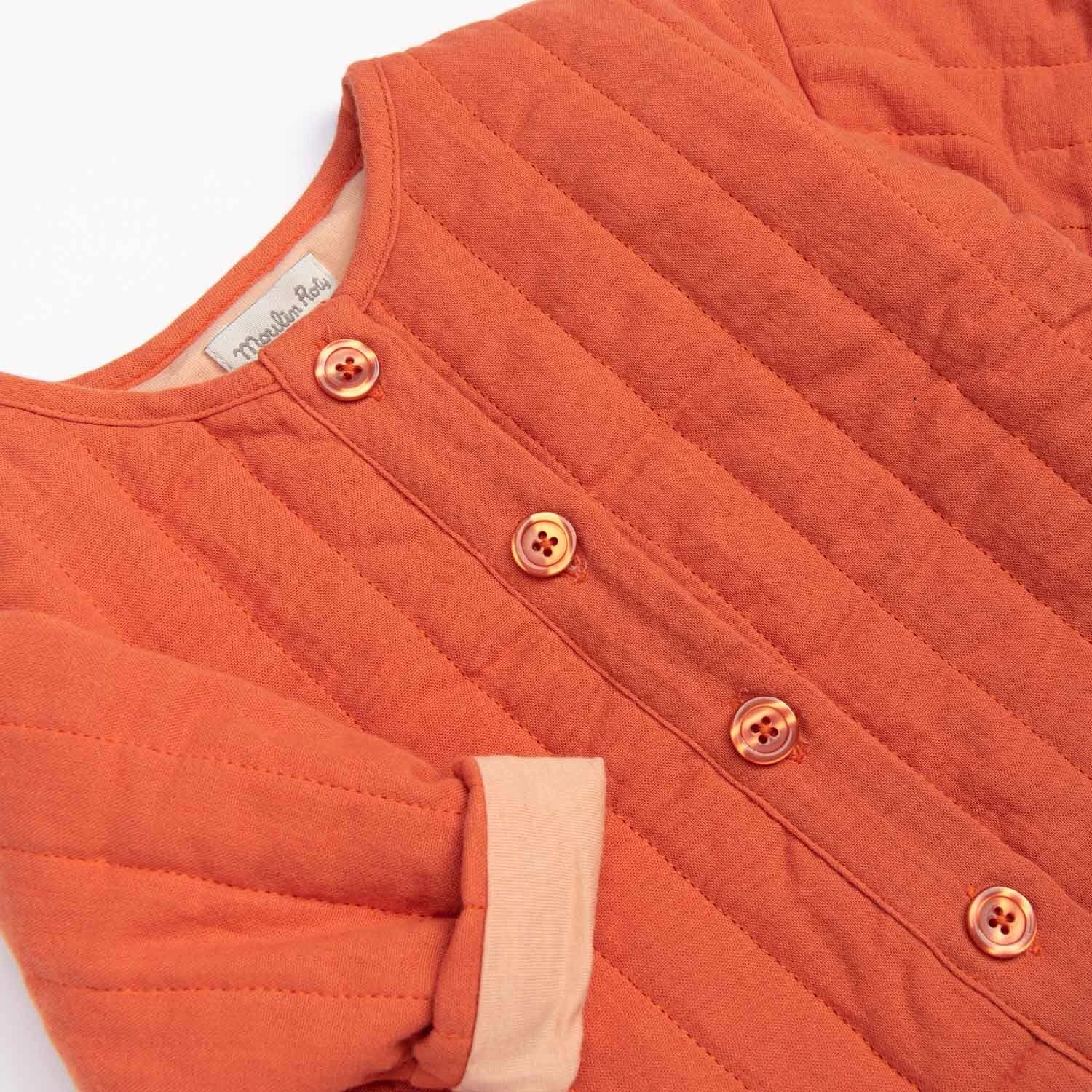 Moulin Roty Hermione Gilet Orange 4 Moulin Roty Hermione Gilet Orange – Image 4