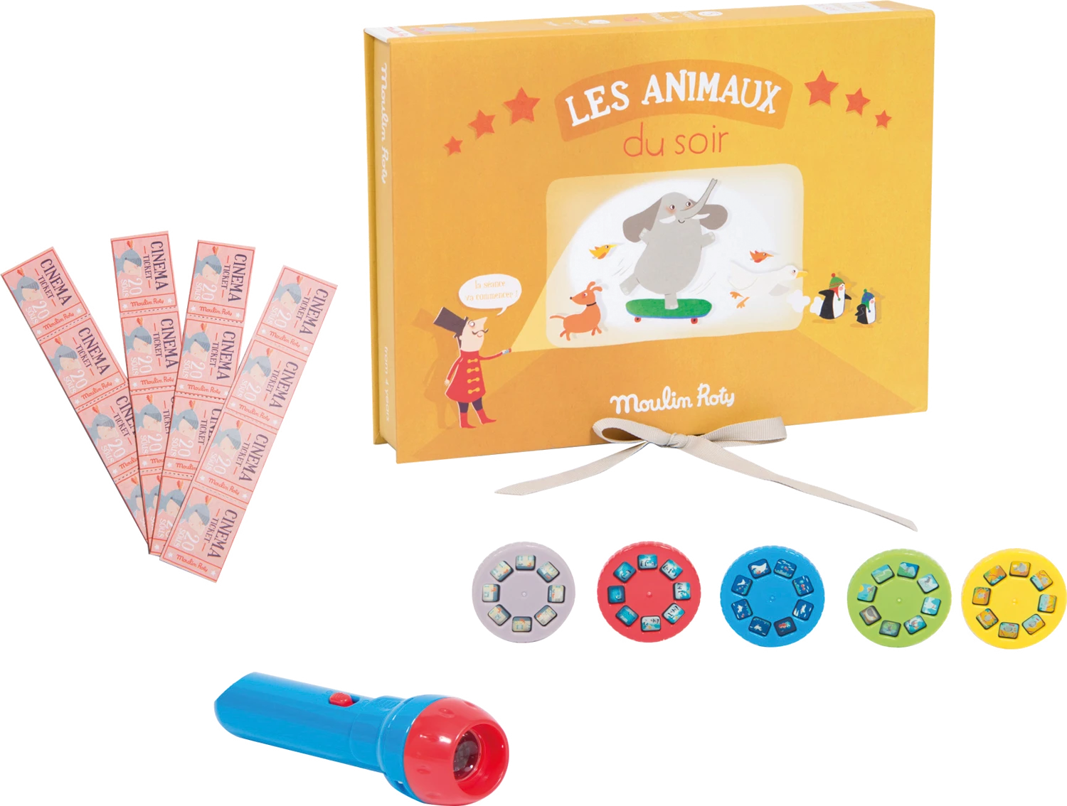 Moulin Roty Coffret Cinéma Les Animaux 2 Moulin Roty Coffret Cinéma Les Animaux – Image 2